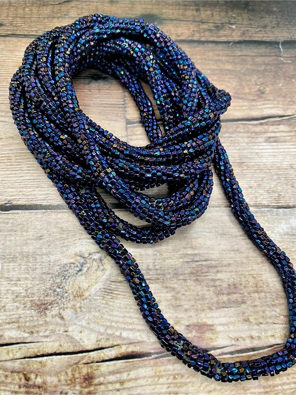 1940’s Vintage Beaded Infinity Necklace